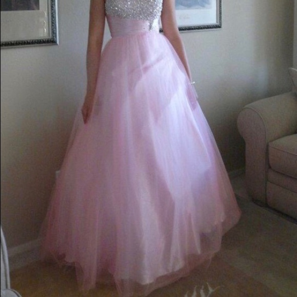 Pink Princess Prom Dress